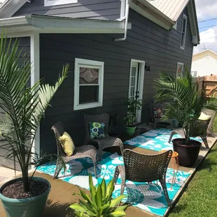 Inviting patio space!