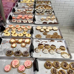 Selection of cookies.