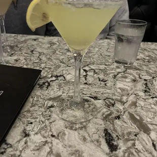 Lemon drop martini