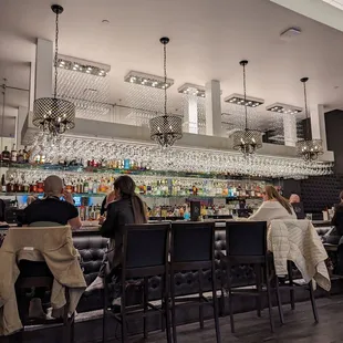 View of the bar