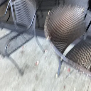 two chairs and a table