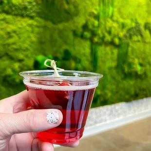 Cranberry with champagne from Visionloft