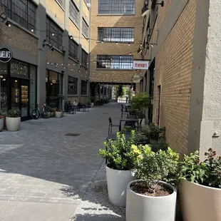One of courtyards, comfy