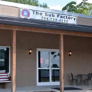 the outside of the building