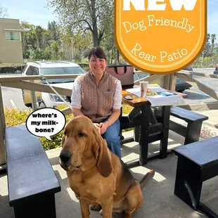 We now serve Milk-Bone's for your furry pals!