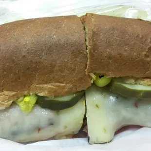 Pastrami sub sandwich was alright.