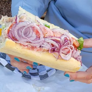 Small tuna sub, very filling