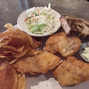 Breaded fish fry