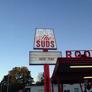 the sign for the suds root