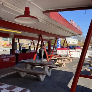 Exterior view from the shade