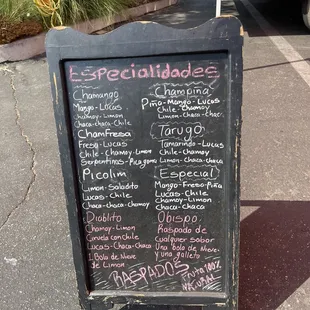 Menu.
