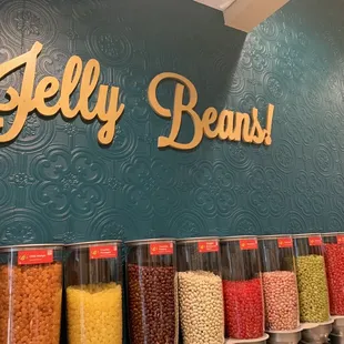 a display of jelly beans