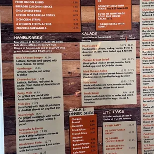 Sugar Mill&apos;s New menu 12/18/21