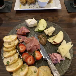 Charcuterie Board + Lemon Pepper Wings