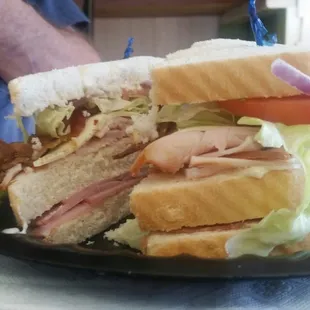 The Club sandwich... $7 &amp; gigantic