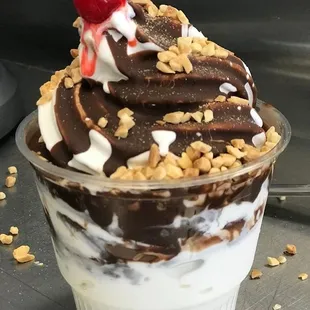 Soft serve parfait