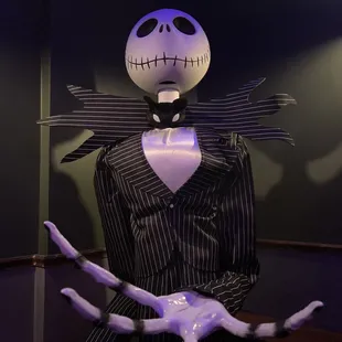 a man dressed as jack skelling