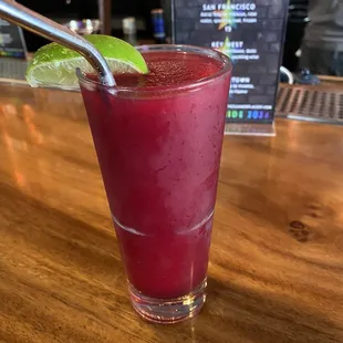 Hibiscus Margarita Slushie