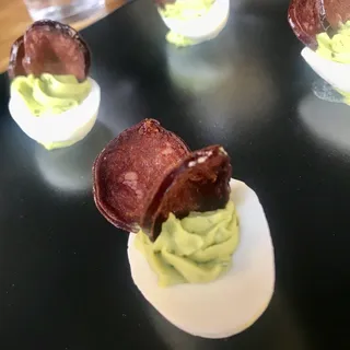Avocado Deviled Eggs