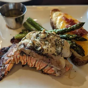 a plate of food on a table