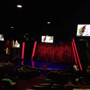 Seats filling up before the show.