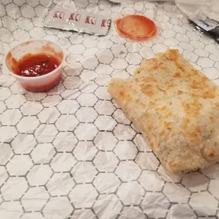 Golden Burrito that was so good I couldn&apos;t take a picture before digging in.