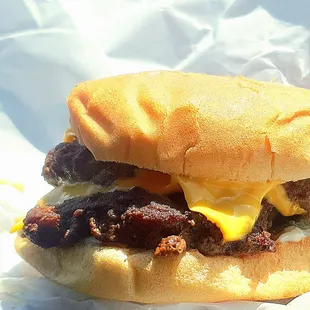 Double cheeseburger, please