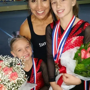 My kids with Coach Olivia at The SunDance Studio