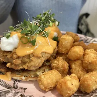 this is the spicy version of chicken benedict
