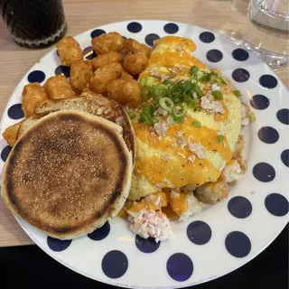 Shrimp Tempura Omelette
