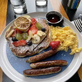 Lemon Ricotta Pancake Combo