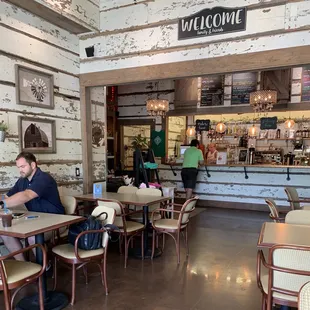 A small space for working or dining.