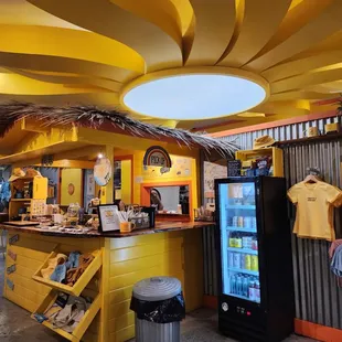 the inside of the restaurant