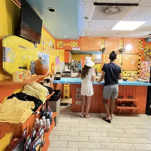 Inside view of the small Sunrise Shack at the Outrigger