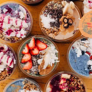 Our most popular items. The legendary smoothie bowls.