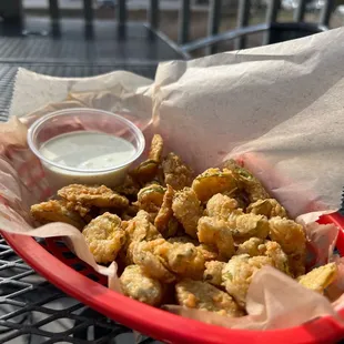 Fried pickles!