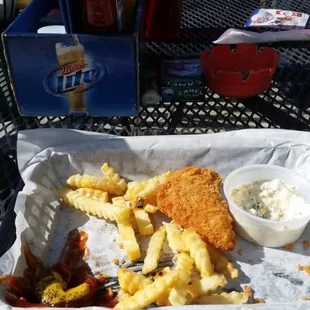 Fish and chips are delicious