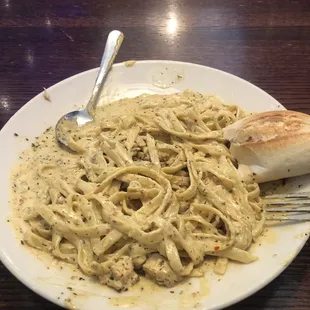 The best Cajun chicken fettuccini in the metro! Extra "spiced up"!