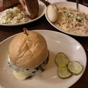 Mushroom Swiss Burger