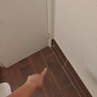 Cockroach I had to kill in the bathroom (1)