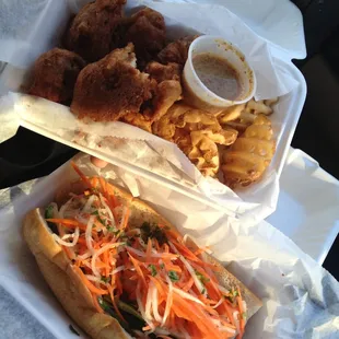 Bahn Mi and Chicken and Waffles