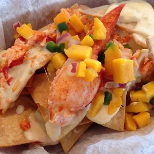These were the famous lobster nachos