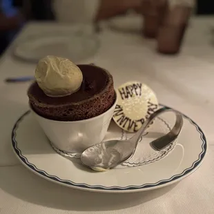 Chocolate soufflé