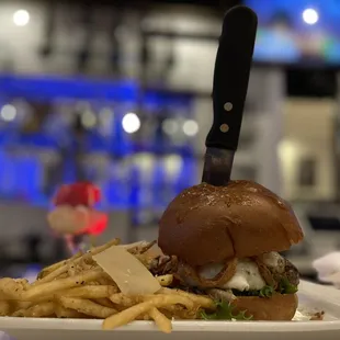 O.B.B. with truffle fries