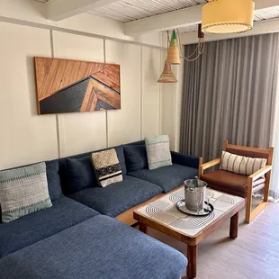 Sitting area in room