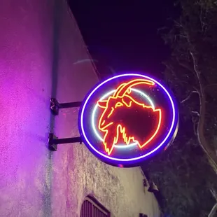 Just look for the neon sign.