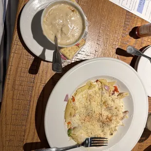 Crab Soup Cajun Chicken and Shrimp Pasta #Delicious