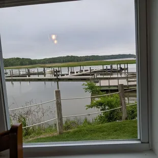 The view from our table.