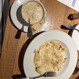 Cajun Chicken and Shrimp Pasta