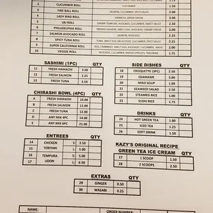 New menu.. they took away everything I once loved